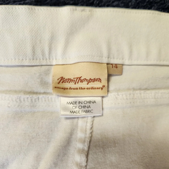 Vintage Norm Thompson white shorts size 14 - Picture 10 of 10